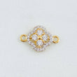 Herraje Trebol Túpido 1.2gr / 1.7cm / Oro Amarillo 18K