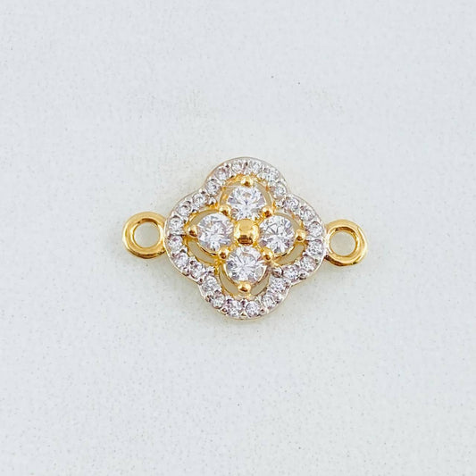 Herraje Trebol Túpido 1.2gr / 1.7cm / Oro Amarillo 18K