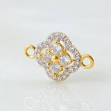 Herraje Trebol Túpido 1.2gr / 1.7cm / Oro Amarillo 18K