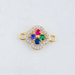 Herraje Trebol Túpido 1.2gr / 1.7cm / Oro Amarillo 18K