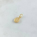 Dije San Miguel Arcangel 0.35gr / 1.5cm / Cargador Liso Oro Amarillo 18K *