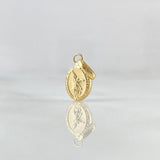 Dije San Miguel Arcangel 0.35gr / 1.5cm / Cargador Liso Oro Amarillo 18K *