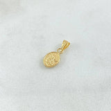 Dije San Miguel Arcangel 0.3gr / 1.5cm / Cargador Bordeado Oro Amarillo 18K *