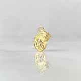 Dije San Miguel Arcangel 0.35gr / 1.5cm / Cargador Bordeado Oro Amarillo 18K ©
