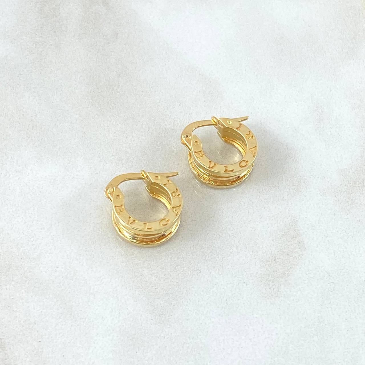 Candongas BV 4.55gr / 1.5cm / Oro Amarillo 18K *