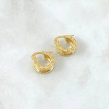 Candongas BV 4.55gr / 1.5cm / Oro Amarillo 18K *