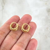 Candongas BV 4.45gr / 1.5cm / Oro Amarillo 18K *