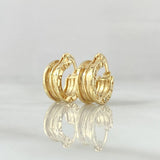 Candongas BV 4.55gr / 1.5cm / Oro Amarillo 18K *