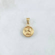 Dije Angel 0.55gr / 1.8cm / Cargador Liso Oro Amarillo 18K *