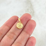 Dije Angel 0.55gr / 1.8cm / Cargador Liso Oro Amarillo 18K *