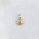 Dije Angel 0.4gr / 1.5cm / Cargador Liso Oro Amarillo 18K ©