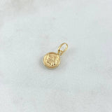 Dije Angel 0.4gr / 1.5cm / Cargador Liso Oro Amarillo 18K ©