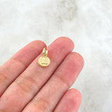 Dije Angel 0.4gr / 1.5cm / Cargador Liso Oro Amarillo 18K ©