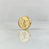 Herraje San Miguel Arcangel 0.6gr / 1cm / Tambor Oro Amarillo 18K