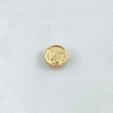 Herraje San Miguel 0.5gr / 1cm / Tambor Oro Amarillo 18K *