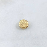 Herraje San Miguel Arcangel 0.45gr / 1cm / Tambor Oro Amarillo 18K ©