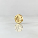Herraje San Miguel Arcangel 0.45gr / 1cm / Tambor Oro Amarillo 18K ©