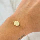 Herraje San Benito 0.6gr / 1.7cm / Oro Amarillo 18K