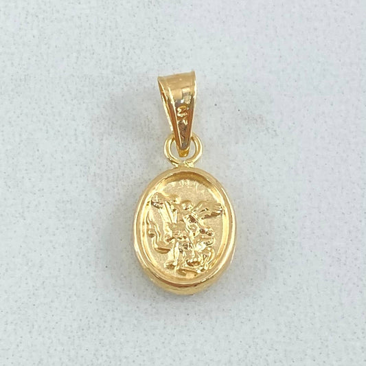 Dije San Miguel Arcangel 0.5gr / 1.8cm / Oro 18K ©