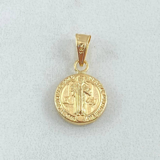 Dije San Benito 0.45gr / 1.8cm / Oro Amarillo 18K