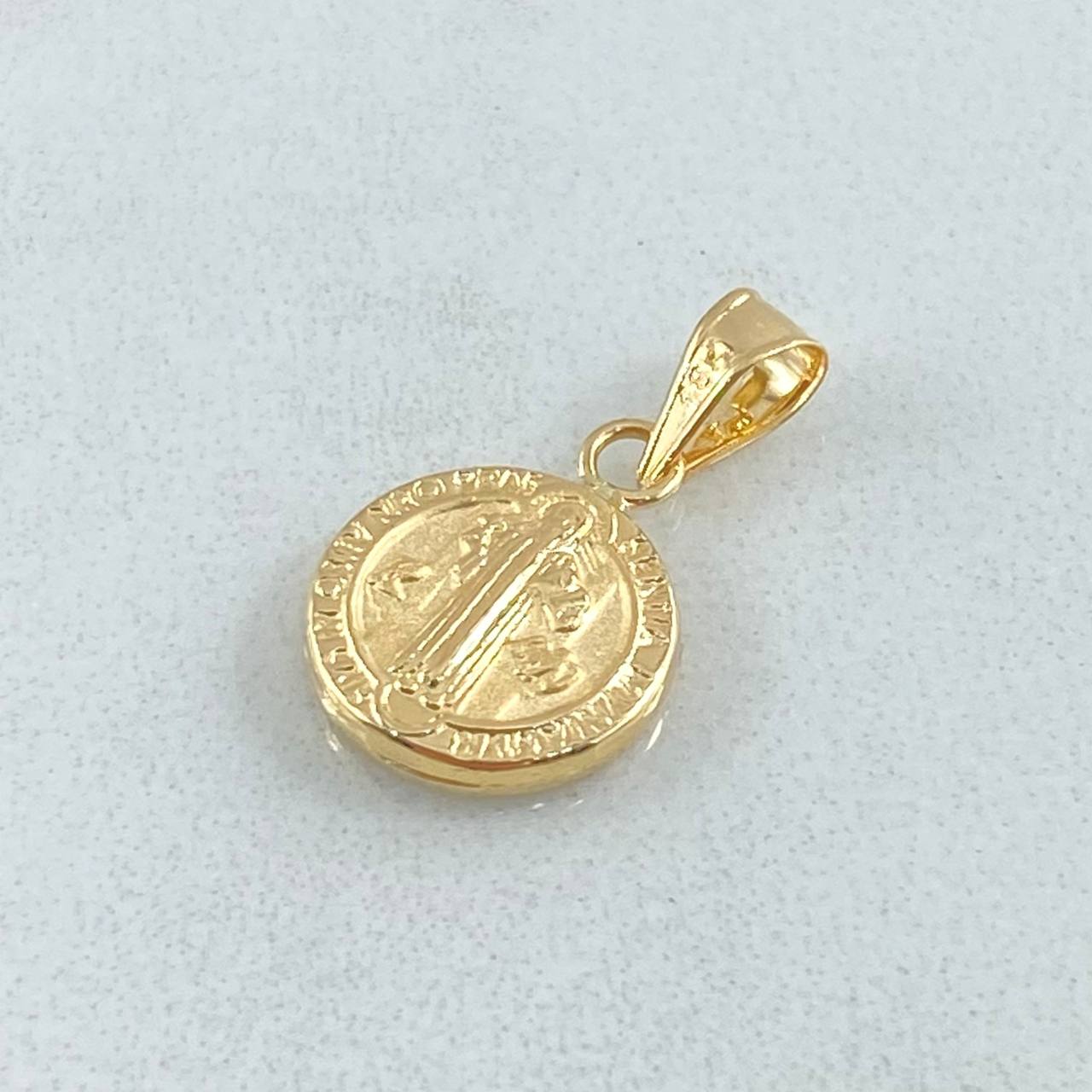 Dije San Benito 0.45gr / 1.8cm / Oro Amarillo 18K