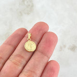 Dije San Benito 0.45gr / 1.8cm / Oro Amarillo 18K