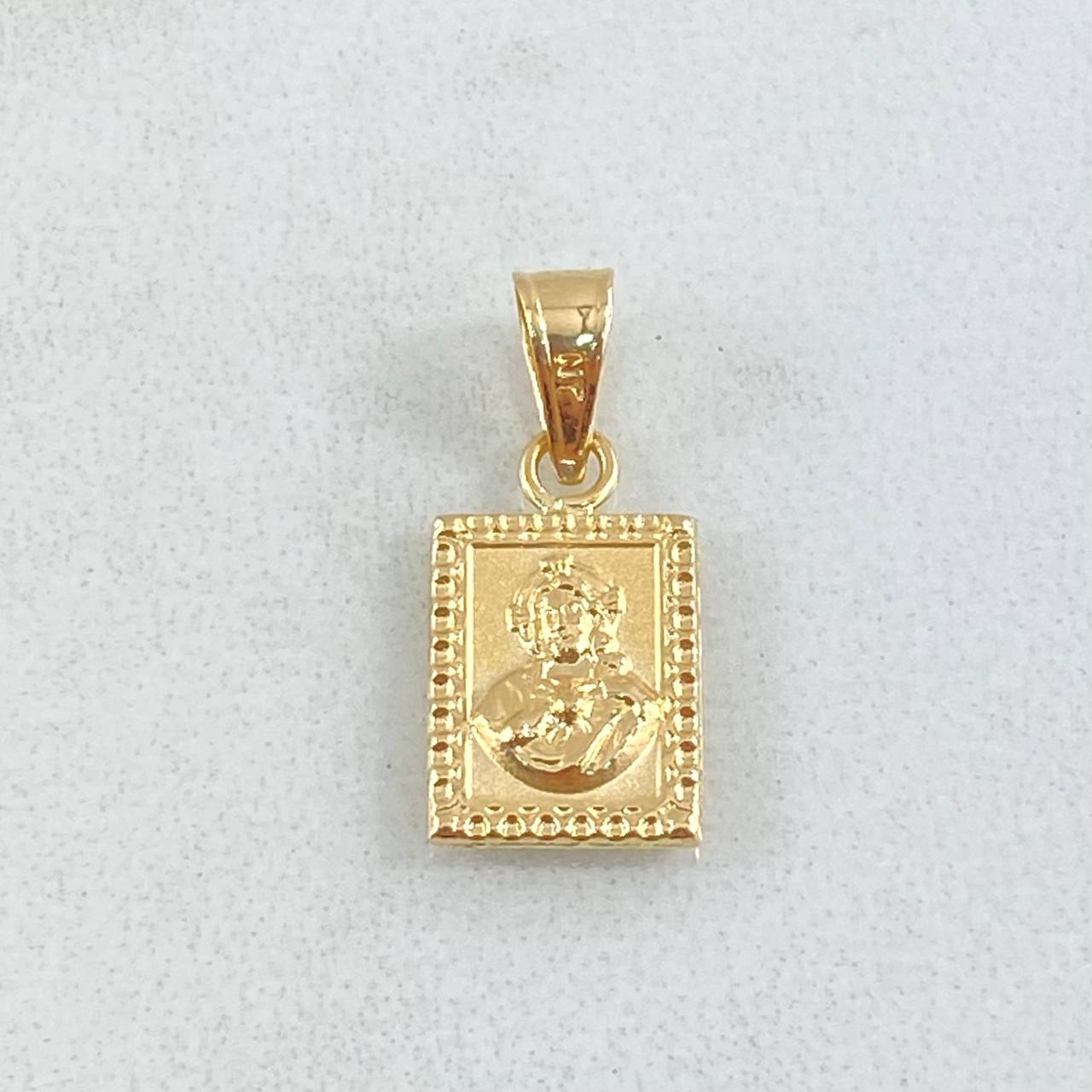 Dije Marco Doble Faz 0.5gr / 1.7cm / Oro 18K ©
