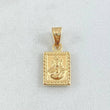 Dije Marco Doble Faz 0.5gr / 1.7cm / Oro 18K