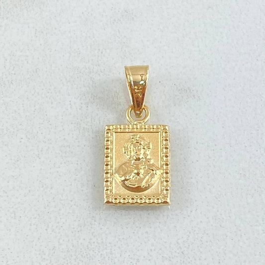 Dije Marco Doble Faz 0.5gr / 1.7cm / Oro 18K
