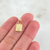 Dije Marco Doble Faz 0.5gr / 1.7cm / Oro 18K ©