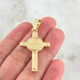 Dije Cruz San Benito 2.55gr / 4.7cm / Oro 18K ©
