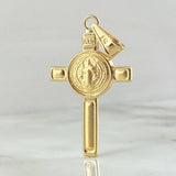 Dije Cruz San Benito 2.55gr / 4.7cm / Oro 18K ©