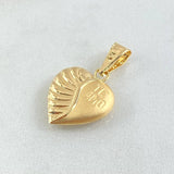 Dije Corazon Te Amo 1.1gr / 2.5cm / Oro 18K