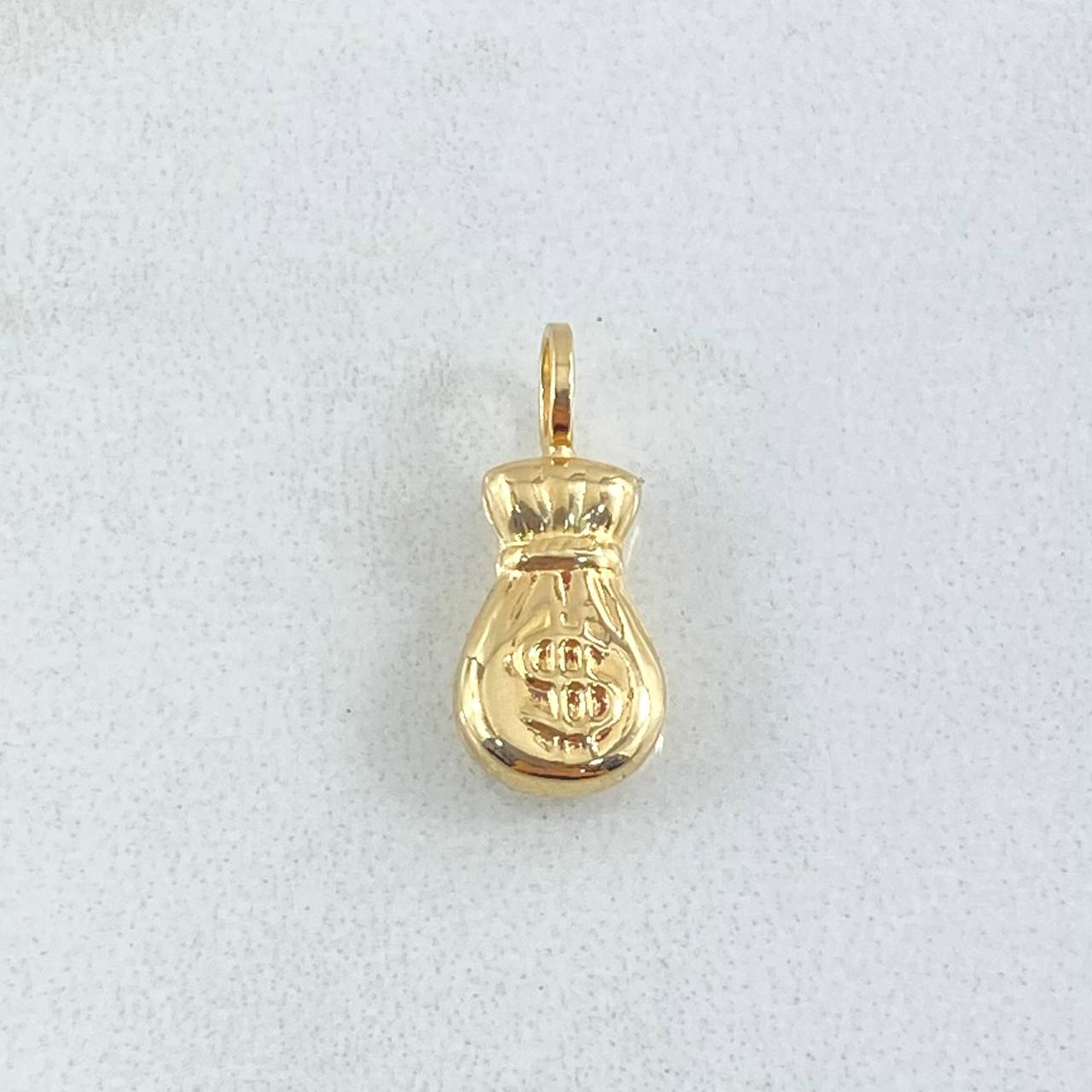 Dije Bolsa Dinero 0.45gr / 1.5cm / Oro 18K *