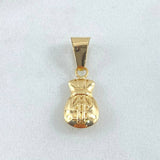 Dije Bolsa Dinero 0.75gr / 2.3cm / Oro 18K *