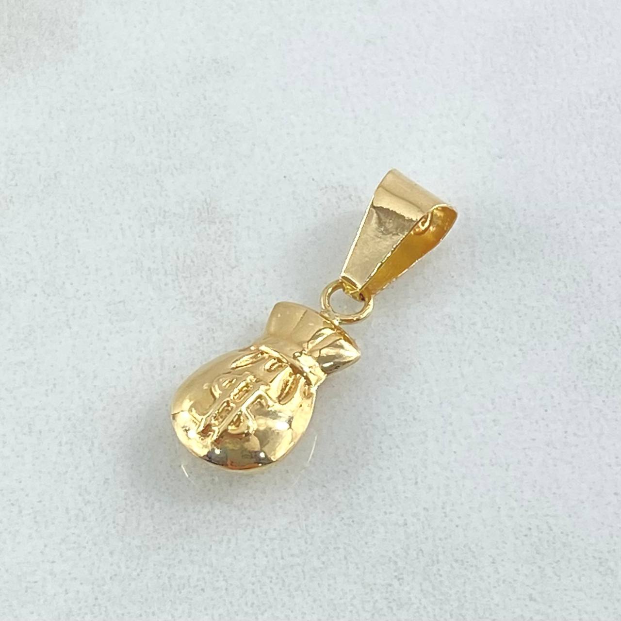 Dije Bolsa Dinero 0.75gr / 2.3cm / Oro 18K *