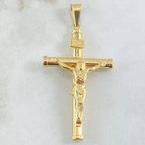 Dije Cruz Cristo 2.95gr / 5.7cm / Oro Amarillo 18K *