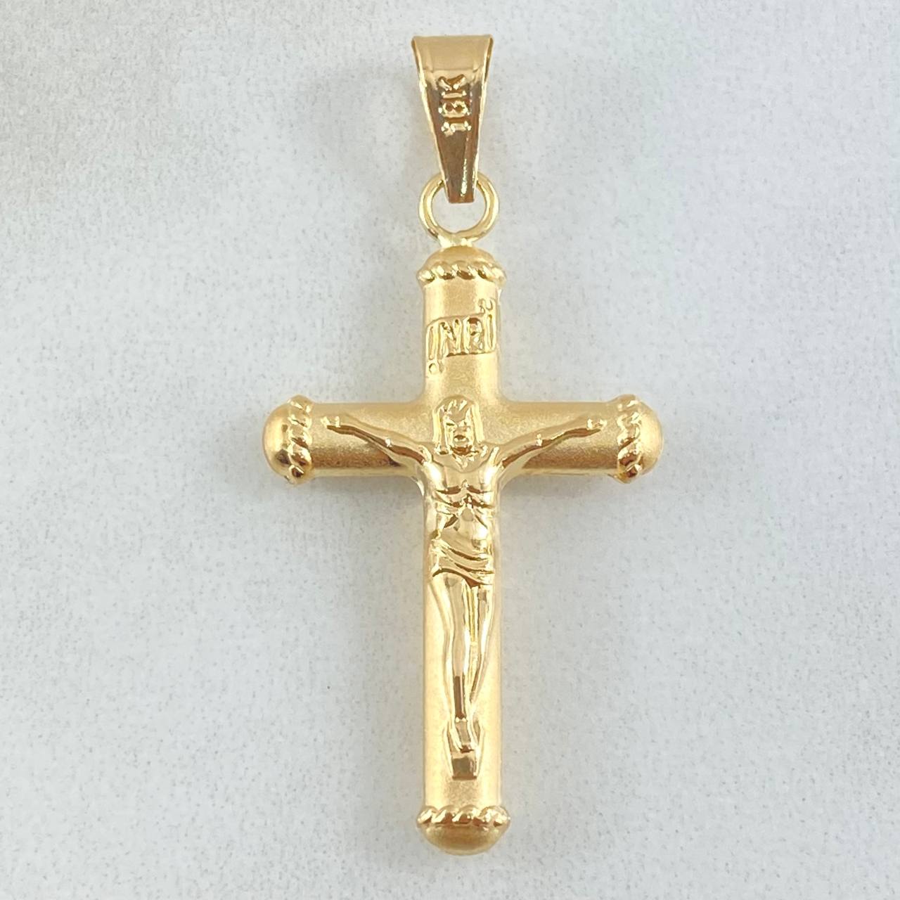 Dije Cruz Cristo 1.65gr / 4cm / Oro 18K ©