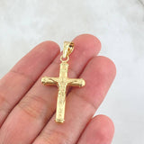 Dije Cruz Cristo 1.65gr / 4cm / Oro 18K ©