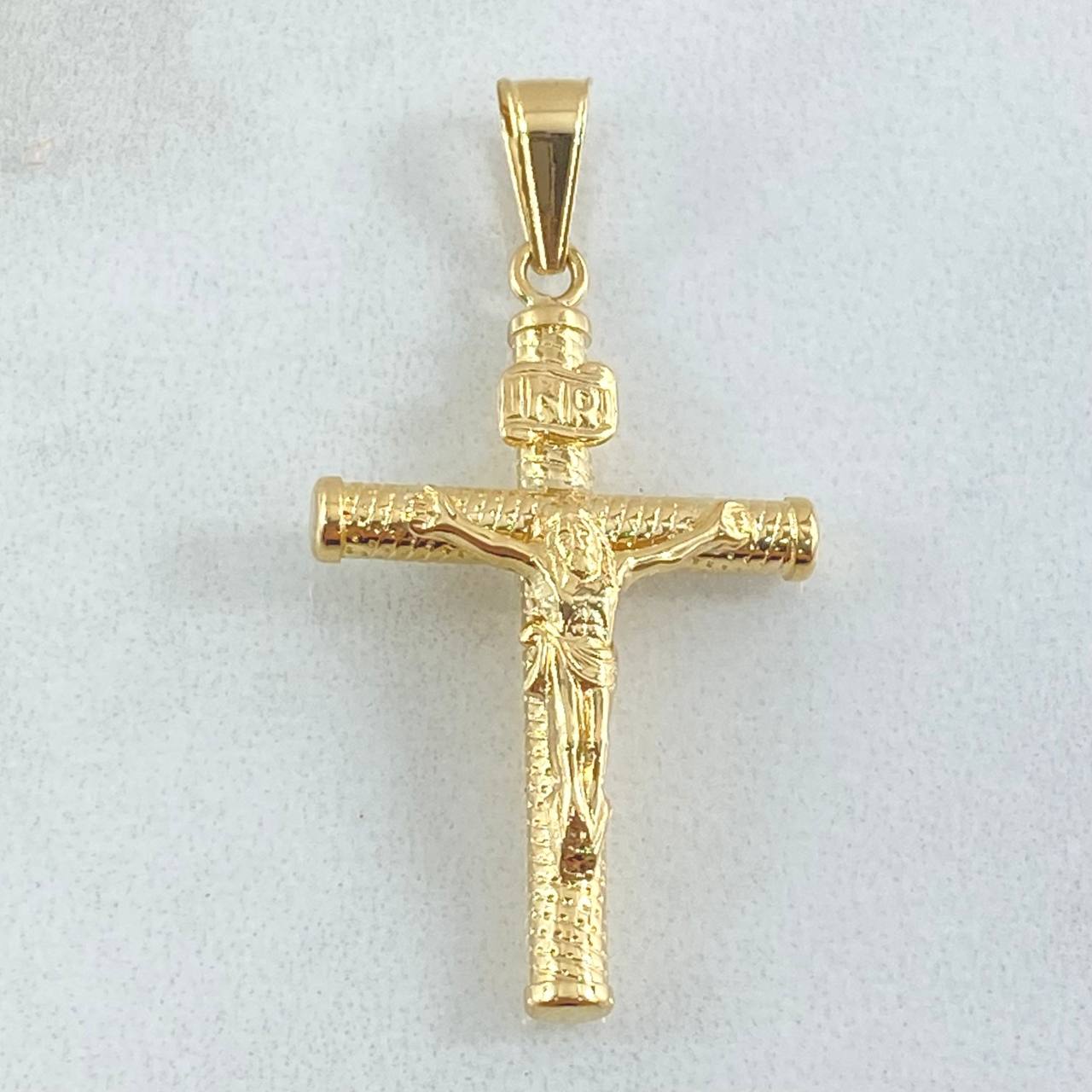 Dije Cruz Cristo 1.25gr / 3.5cm / Oro Amarillo 18K