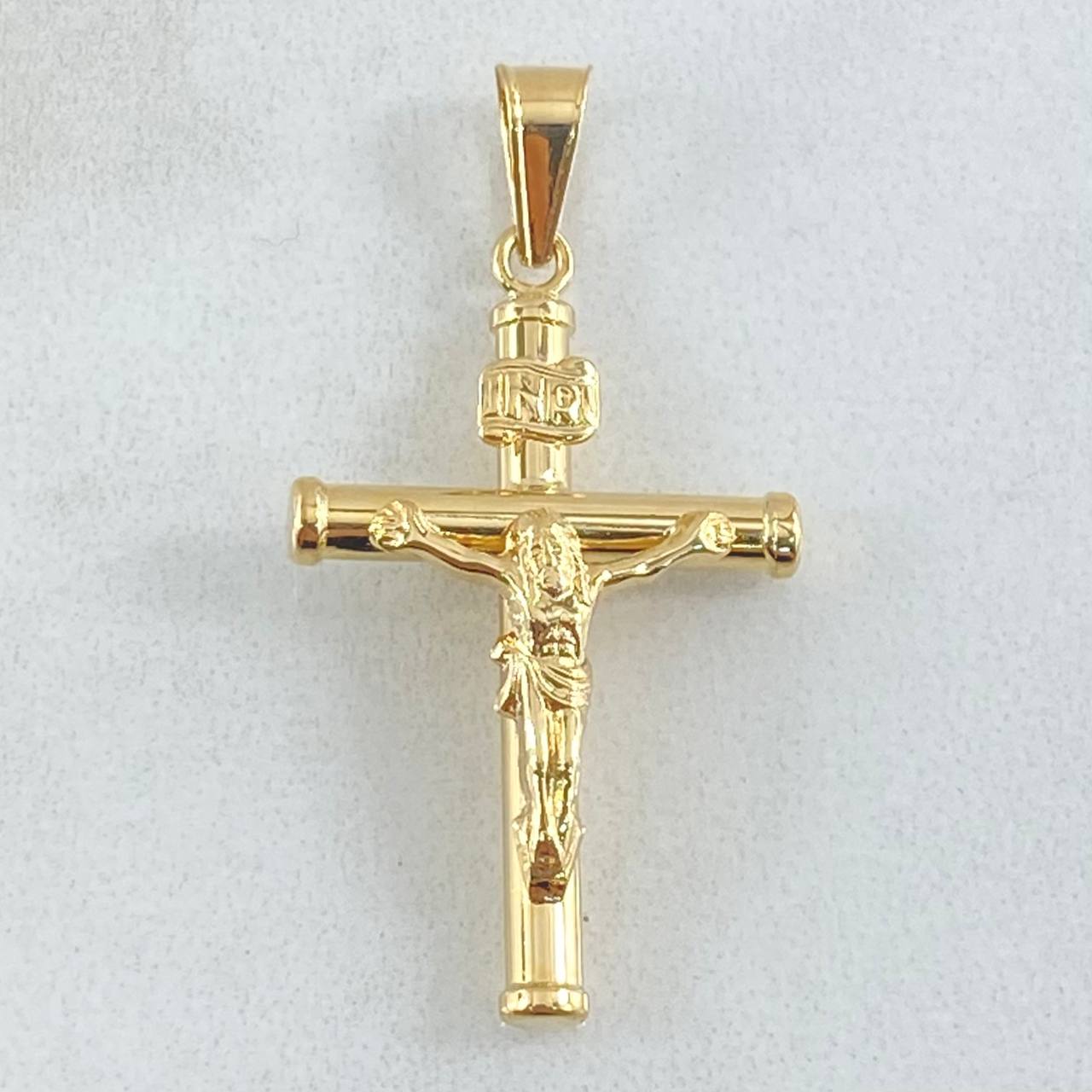Dije Cruz Cristo 1.25gr / 3.5cm / Oro Amarillo 18K *