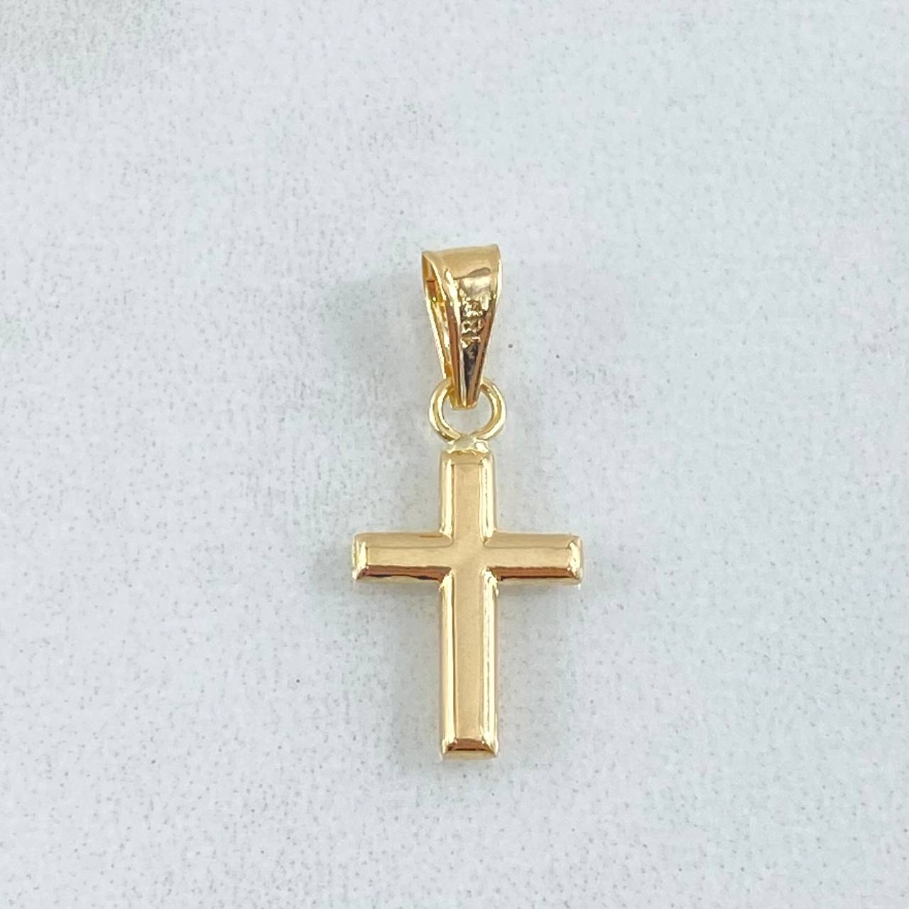 Dije Cruz 0.35gr / 2cm / Oro Amarillo 18K