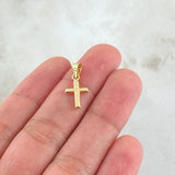 Dije Cruz 0.35gr / 2cm / Oro 18K