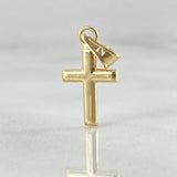 Dije Cruz 0.35gr / 2cm / Oro Amarillo 18K