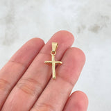 Dije Cruz  0.5gr / 2.5cm / Oro 18K *