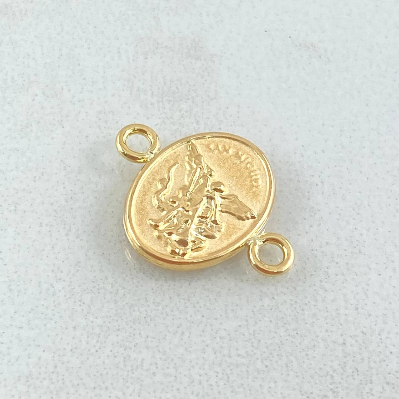 Herraje San Miguel Arcangel 0.55gr / 1.5cm / Oro Amarillo 18K ©