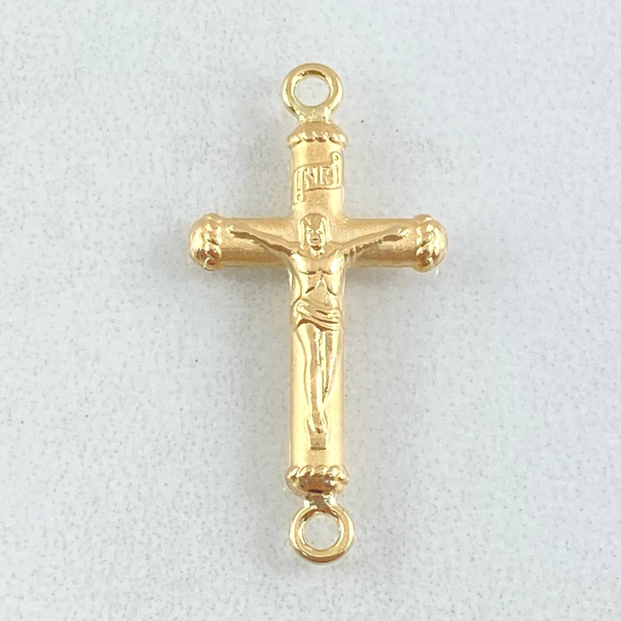 Herraje Cruz Cristo 0.75gr / 2.5cm / Oro 18K *