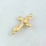 Herraje Cruz Cristo 0.55gr / 2.5cm / Oro 18K *
