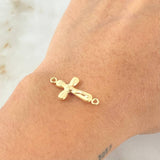 Herraje Cruz Cristo 0.55gr / 2.5cm / Oro 18K ©