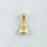 Dije Bolsa Dinero 0.3gr / 1.5cm / Oro 18K